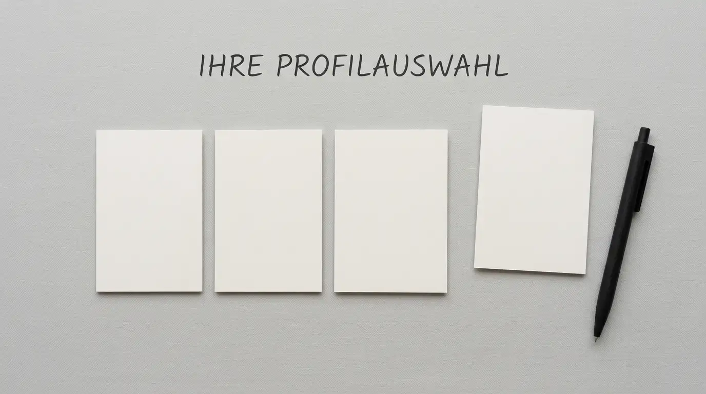 Übersichtskarte mehrerer Anbieter-Profile zum verifizierungsfreien Auszahlen nebeneinander