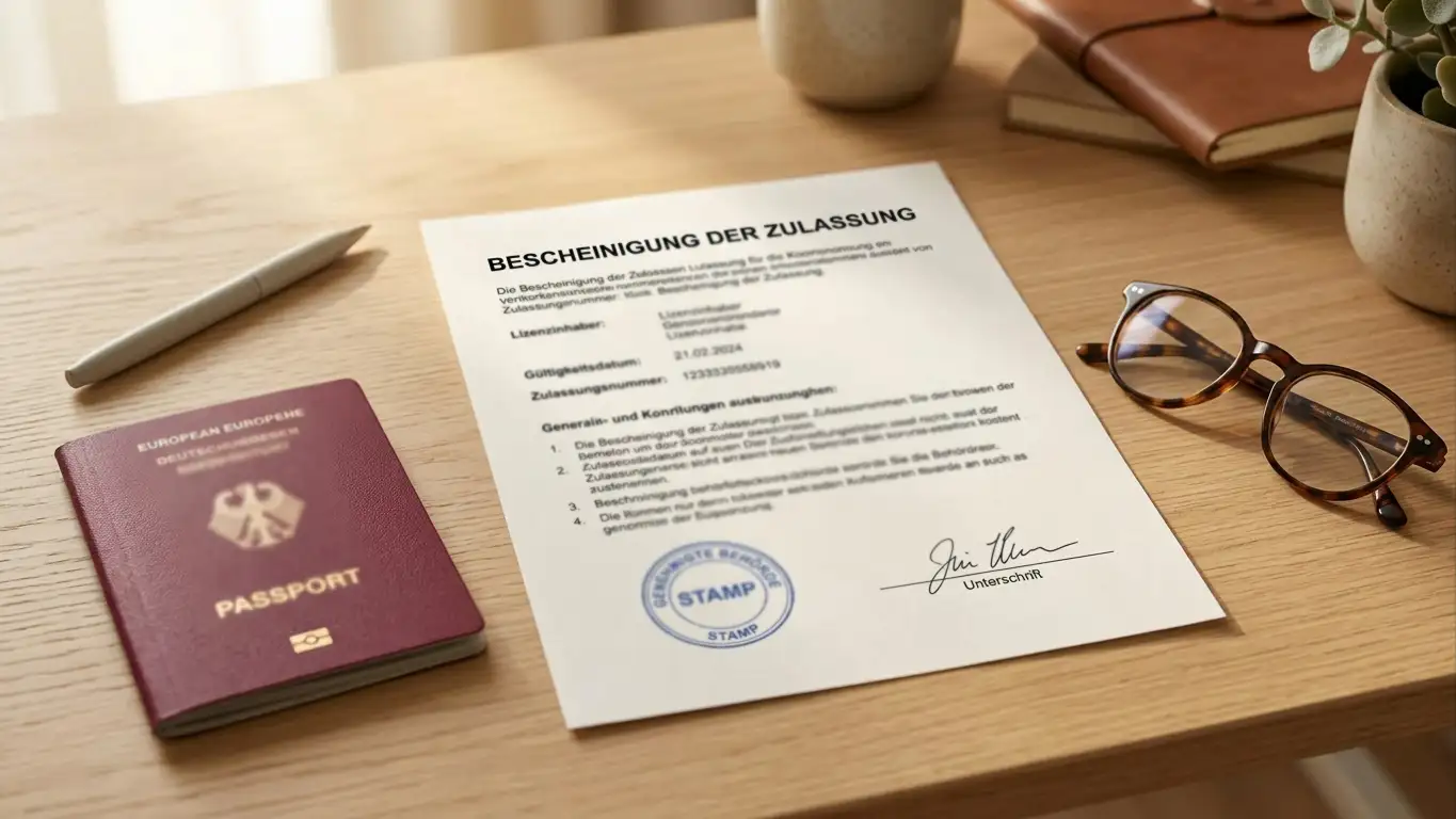 Curaçao-Lizenzdokument und Visa-Logo auf Kartenterminal