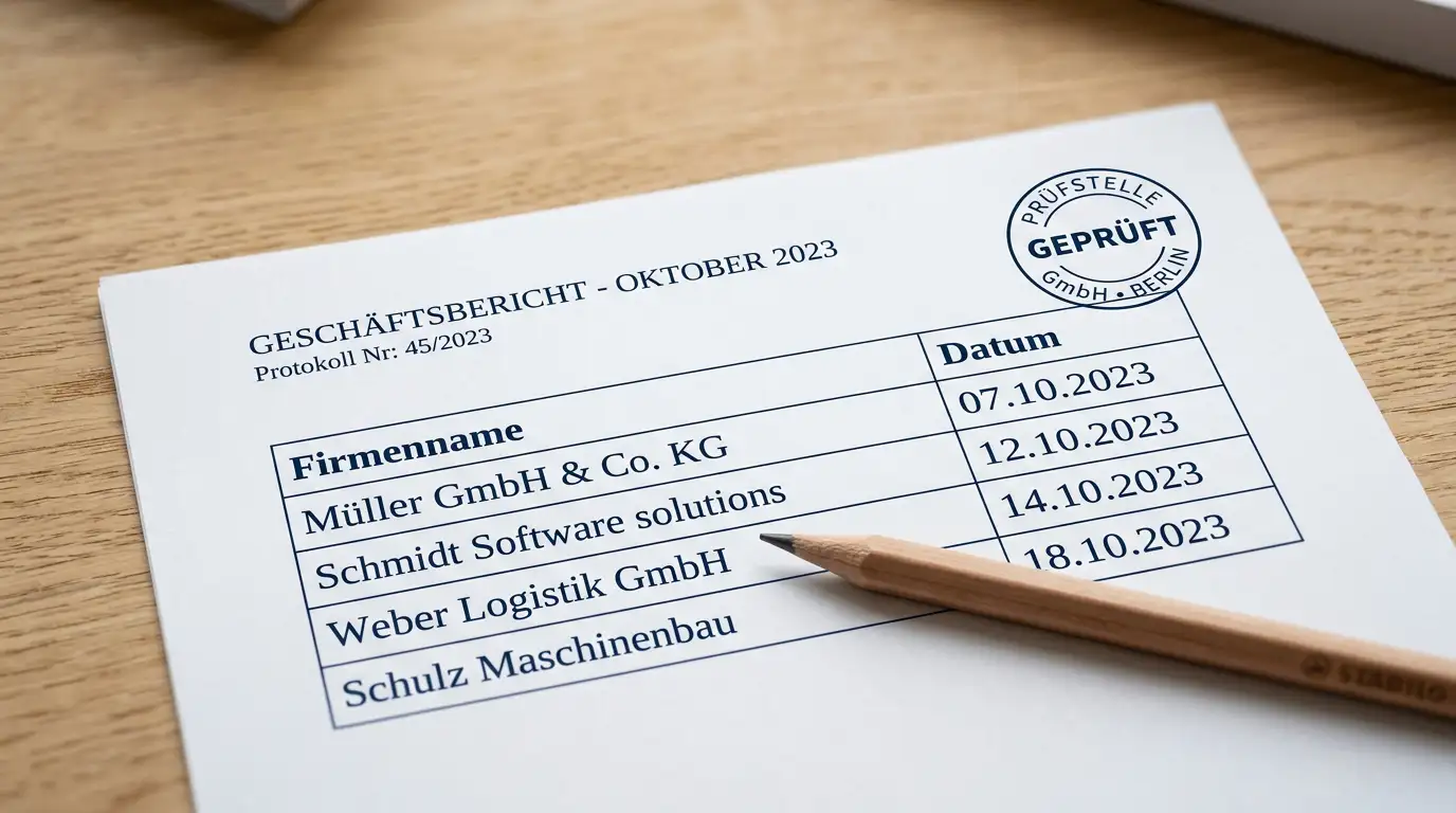 Ausschnitt der GGL-Whitelist mit Häkchen neben GGL-lizenzierten Online-Casino-Anbietern
