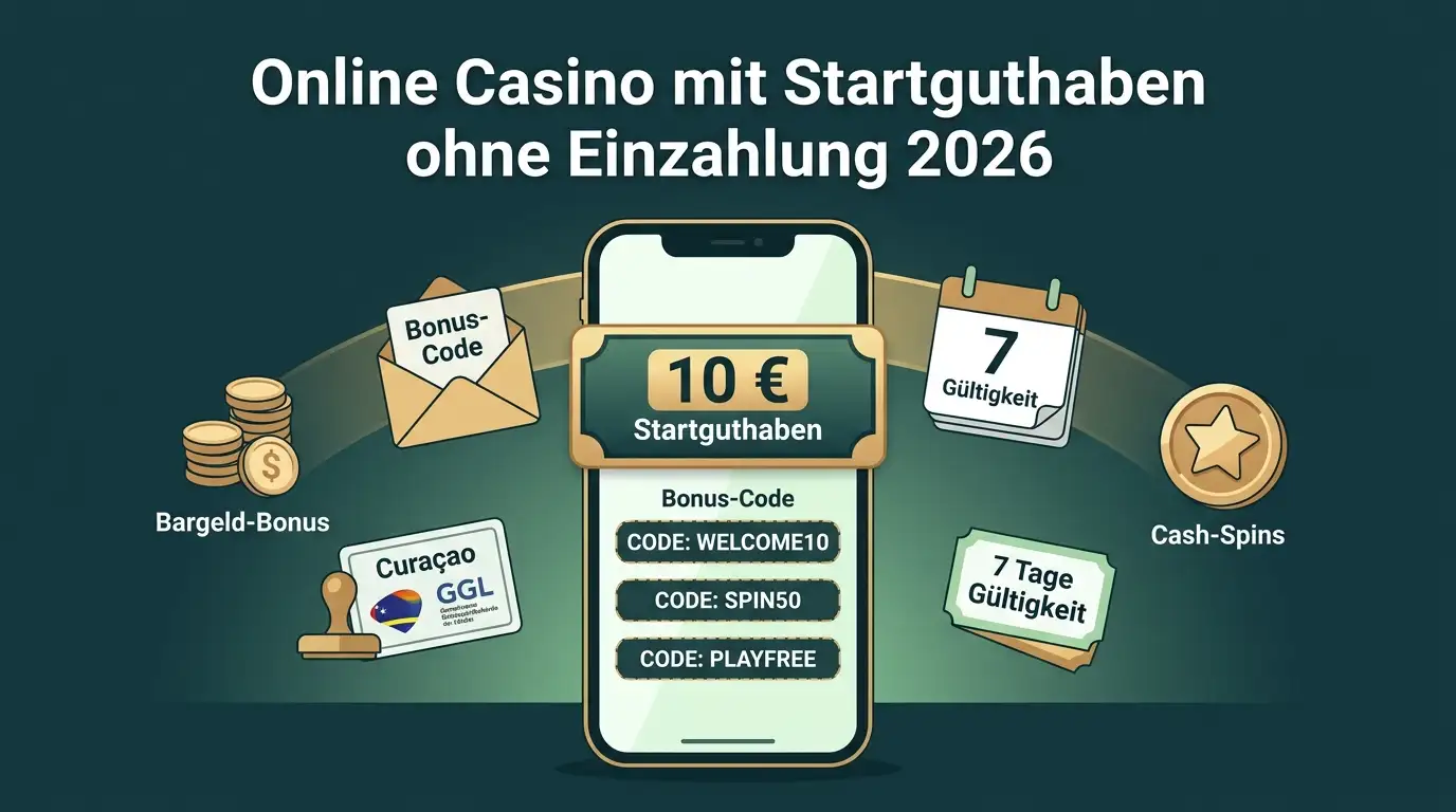 Casino Startguthaben ohne Einzahlung: Gratis Echtgeld DE