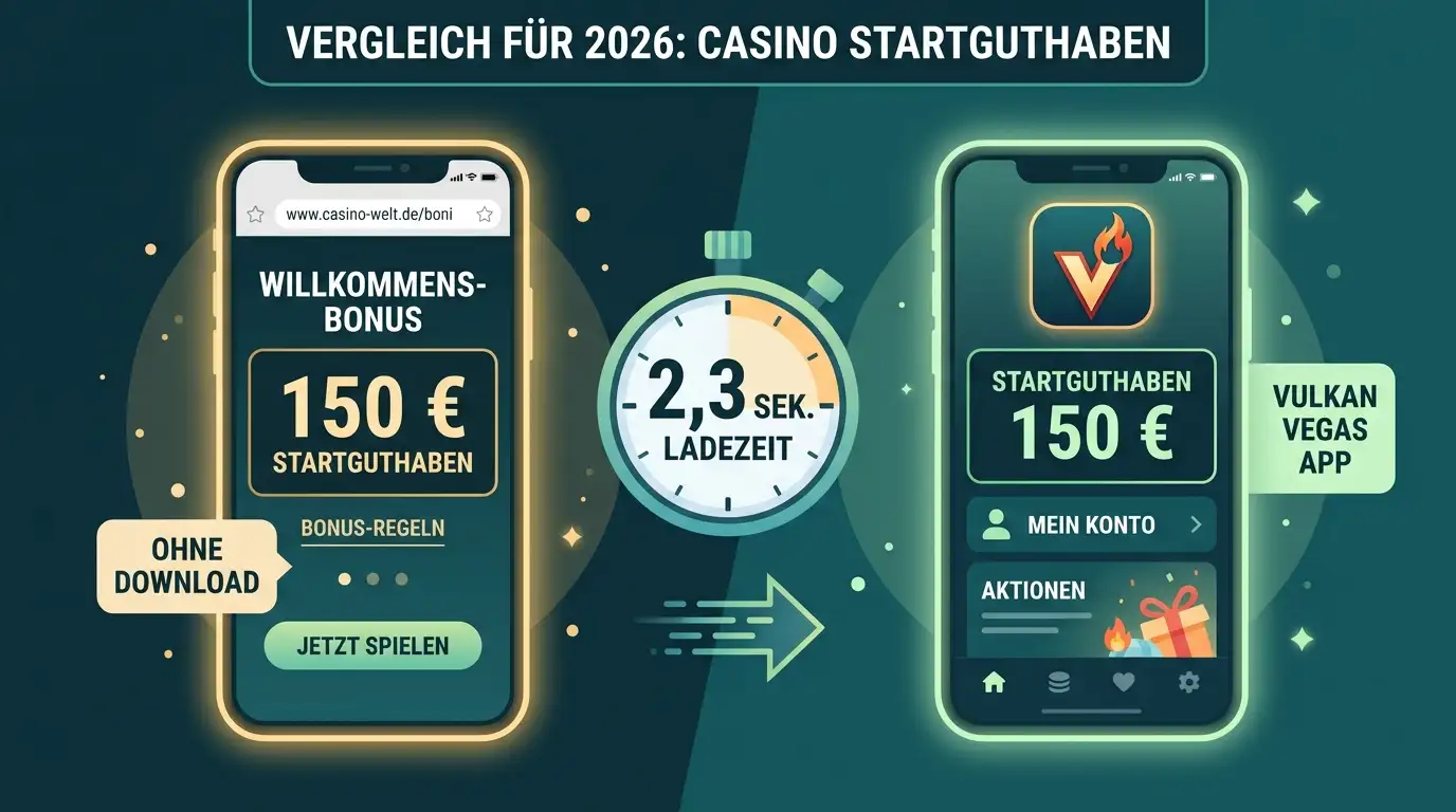 Mobile-Startguthaben: Browser-Variante und App-Variante im Vergleich