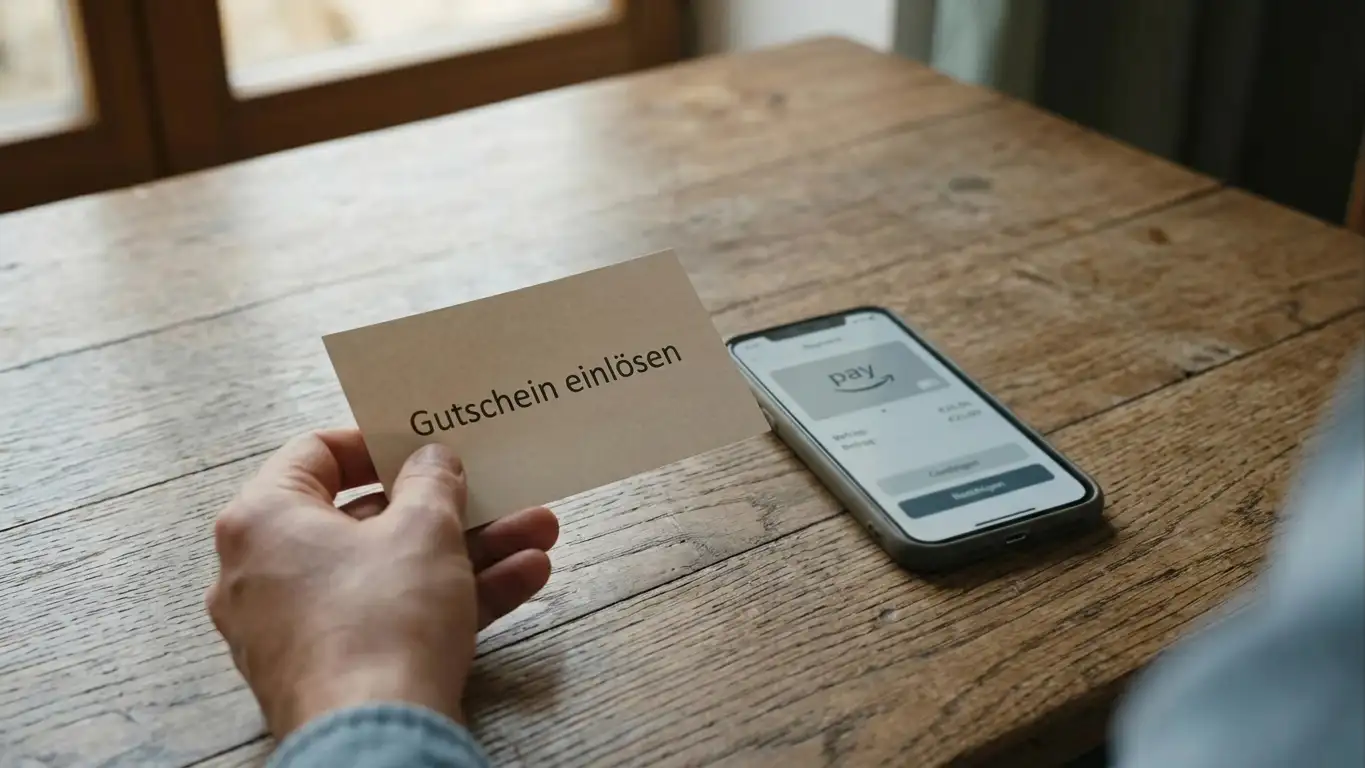 Prepaid-Gutschein und Smartphone mit neutraler Zahlungsoberfläche für die Einzahlung im Casino