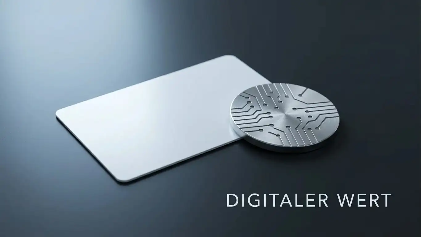 Prepaid-Guthaben und digitale Münze als Symbol für bonitätsfreie Zahlungswege
