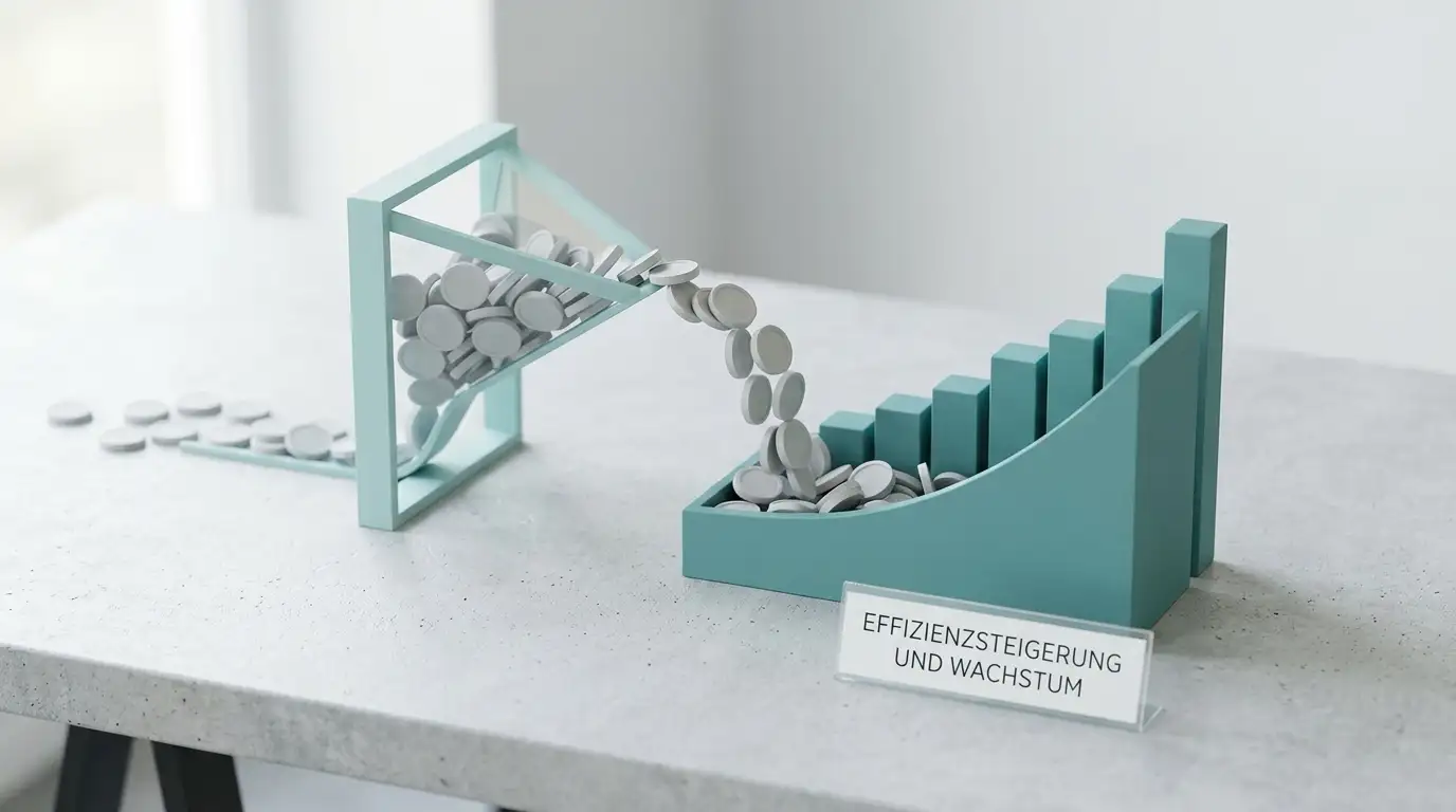 Schematische Darstellung eines wachsenden progressiven Jackpot-Topfes ohne konkrete Zahlen